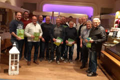 Gruppenfoto Ehrung  40J. und 25J. Mitgliedschaft im Fischereiverein